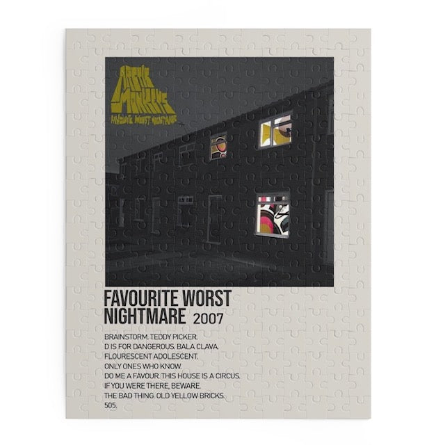 Favourite Worst Nightmare by Arctic Monkeys album puzzle