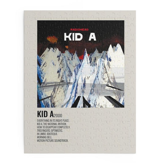 Kid A by Radiohead album puzzle