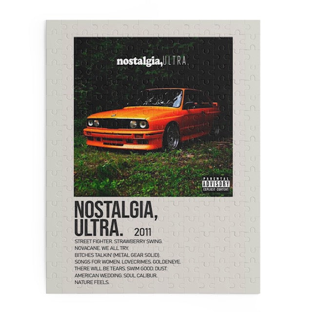 Nostalgia, Ultra by Frank Ocean album puzzle