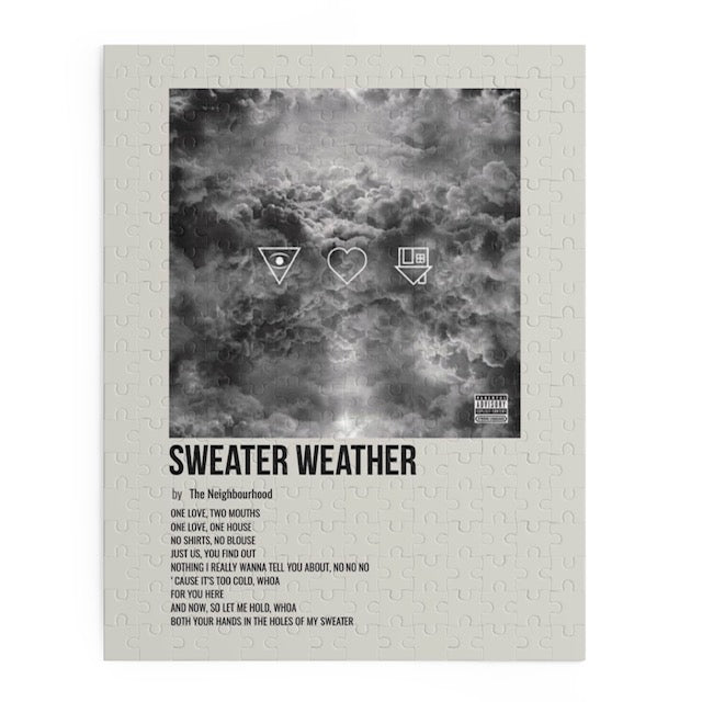 Sweater Weather by The Neighbourhood album puzzle