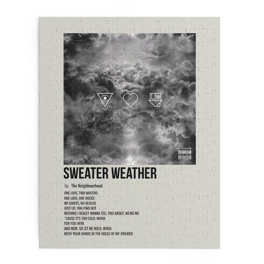 Sweater Weather by The Neighbourhood album puzzle