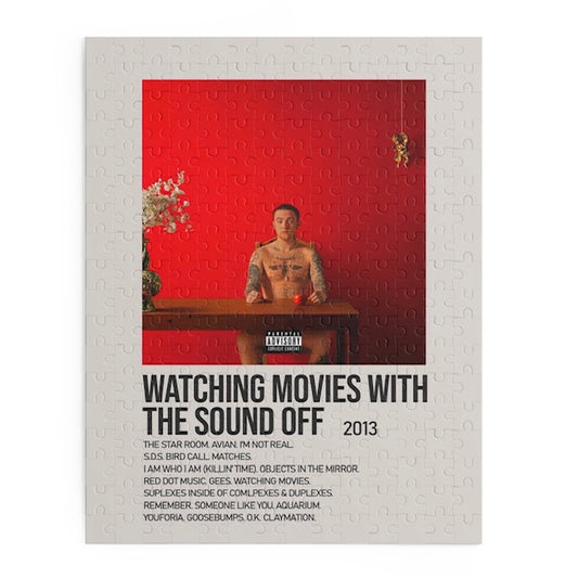 Watching Movies With The Sound Off by Mac Miller album puzzle