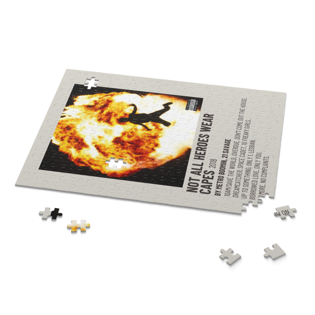 Not All Heroes Wear Capes by Metro Boomin, 21 Savage album puzzle - photo 2