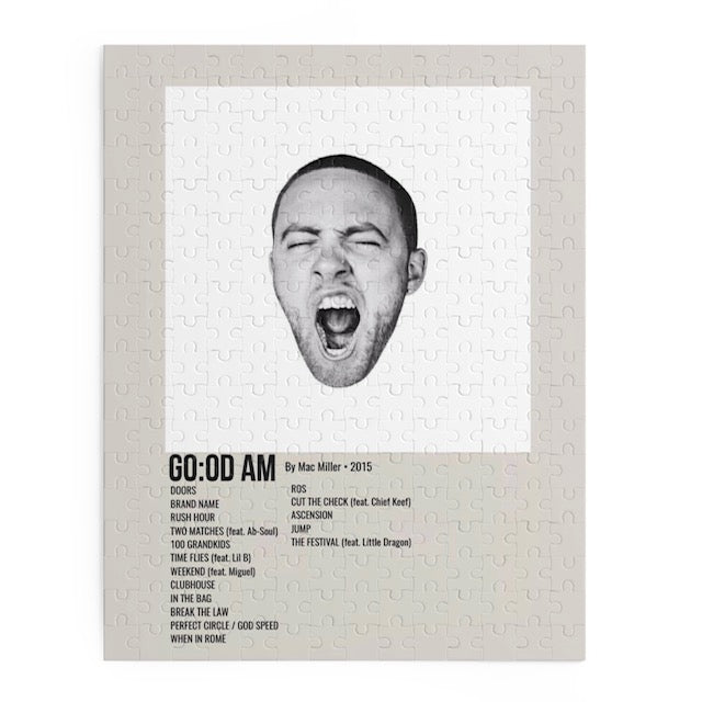 GO:OD AM by Mac Miller album puzzle