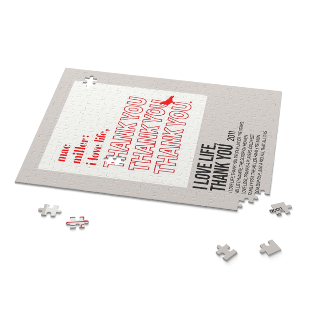 I Love Life, Thank You by Mac Miller album puzzle - photo 2