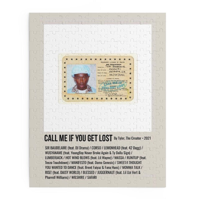 Call Me If You Get Lost by Tyler The Creator album puzzle