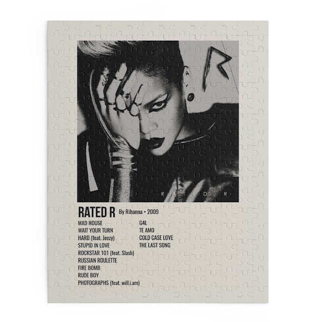Rated R by Rihanna album puzzle