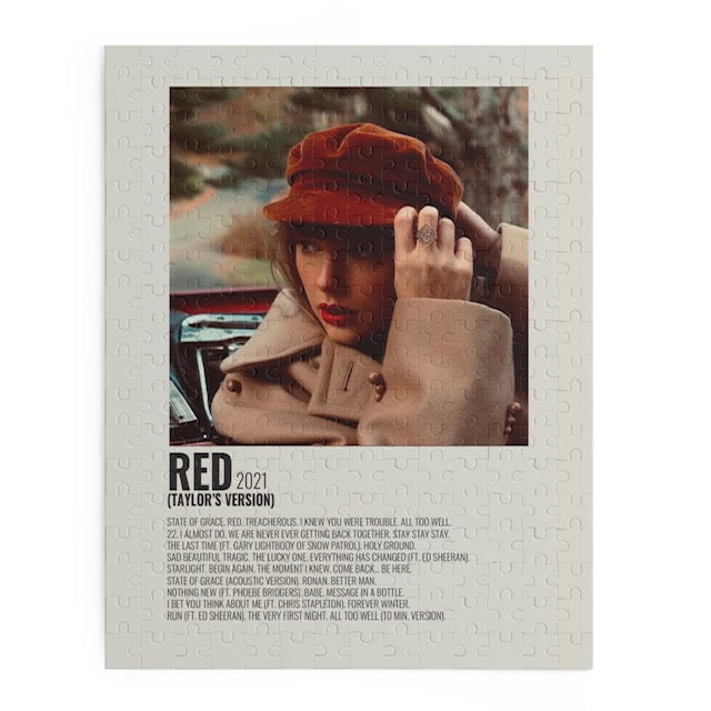 Red by Taylor Swift album puzzle