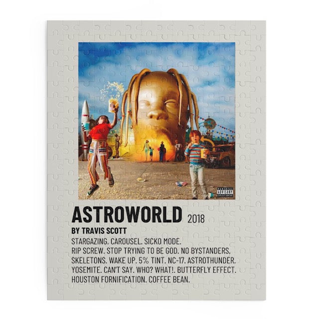 Astroworld by Travis Scott album puzzle