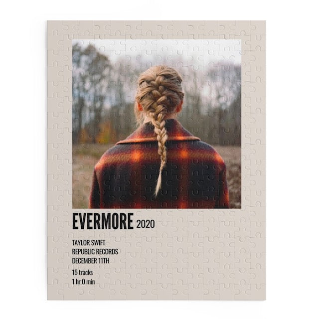 Evermore by Taylor Swift album puzzle