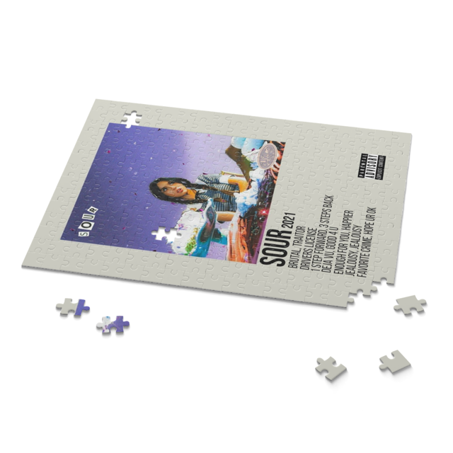 Sour by Olivia Rodrigo album puzzle