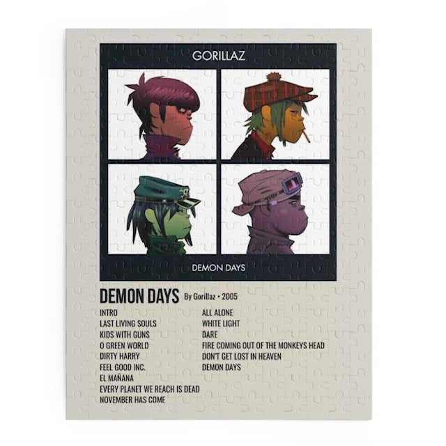 Demon Days by Gorillaz album puzzle