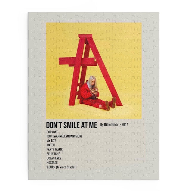 Don't Smile At Me by Billie Eilish album puzzle