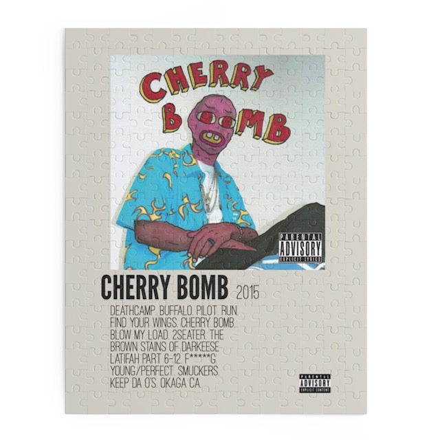 Cherry Bomb by Tyler The Creator album puzzle