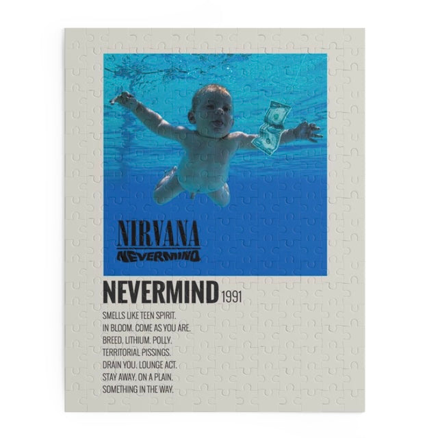 Nevermind by Nirvana album puzzle